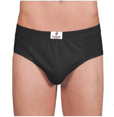 Seher Yıldızı Seher Yıldızı 6 Adet Siyah Renk Slip Külot Siyah