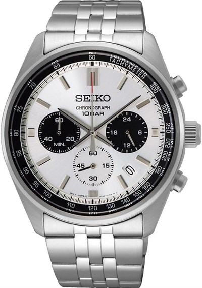 Seiko SSB425 Gümüş-Beyaz Erkek Kol Saati