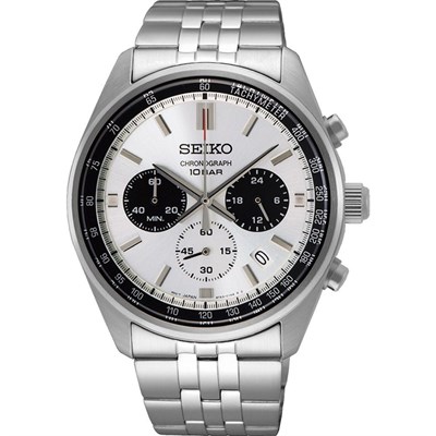 Seiko SSB425 Gümüş-Beyaz Erkek Kol Saati