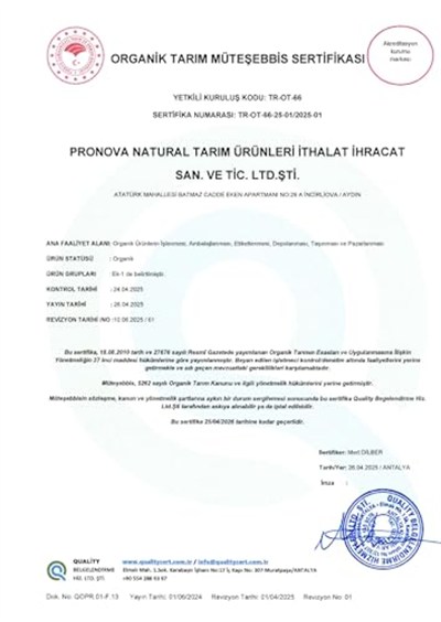 seke Organik Sertifikalı Kuru Dağ İnciri Standart Boy 500 GR