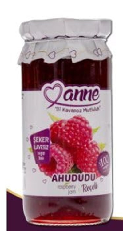 Şeker Ilavesiz Ahududu Reçeli 300g (ELMA SUYU ILE TATLANDIRILMIŞTIR - KORUYUCU IÇERMEZ)