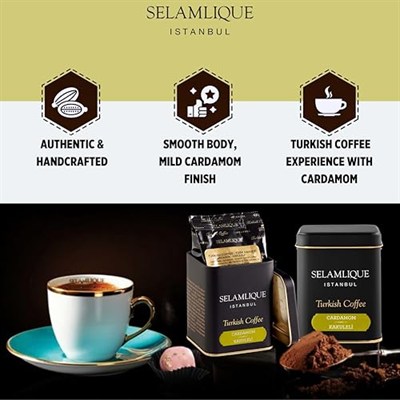 SELAMLIQUE ISTANBUL 125gr Kakuleli Türk Kahvesi