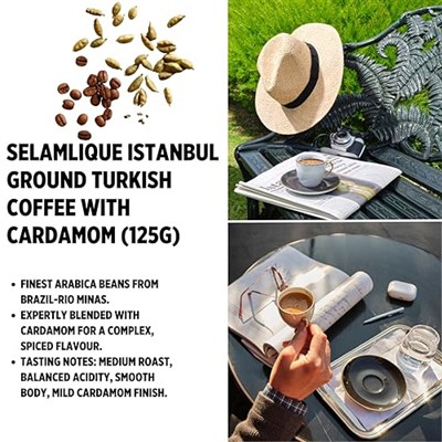 SELAMLIQUE ISTANBUL 125gr Kakuleli Türk Kahvesi