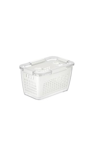 Selka Home - Lavin 2 Litre Açık Gri Saklama Kabı