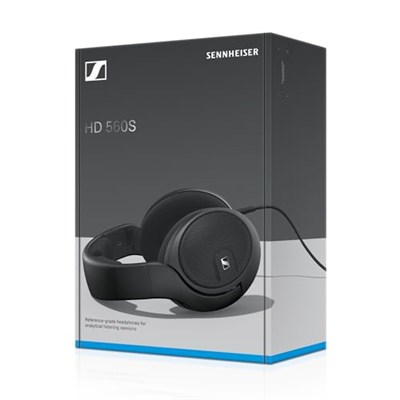 Sennheiser HD 560S - Kulak Üstü High-End Kulaklık - 120 Ohm, 1.8m Kablo, Açık Kulaklık, Ergonomik Kulak Pedleri