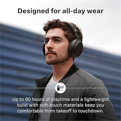Sennheiser Momentum 4 Wireless - Kablosuz Kulak Üstü Bluetooth Kulaklık - ANC, 60 Saate Kadar Dinleme Süresi, Transparan Duyma Özelliği, Bluetooth 5.2 - Beyaz