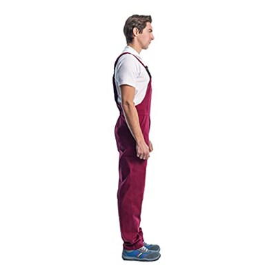 Şensel, Bahçıvan Tulum, Bordo -8E415- Üniforma, Askılı Tulum Bordo 2XL