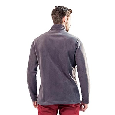 Şensel, Erkek Polar Mont, Koyu Gri -99E432- Fermuarlı, Cepli
