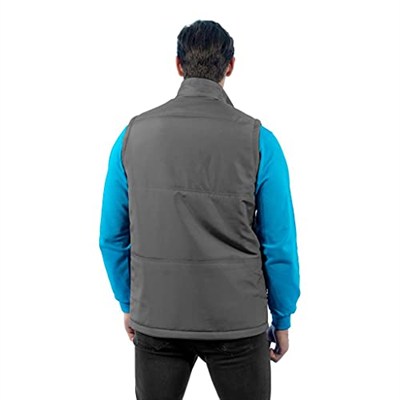 Şensel, Polarlı Yelek, Gri -118E1431- Kışlık Yelek-Vest Gri M