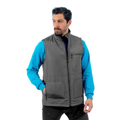 Şensel, Polarlı Yelek, Gri -118E1431- Kışlık Yelek-Vest Gri M