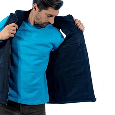 Şensel, Polarlı Yelek, Lacivert -118E145- Kışlık Yelek-Vest Lacivert 3XL