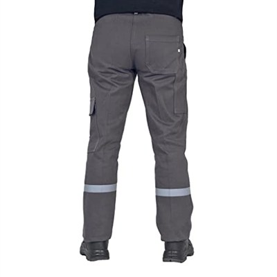 Şensel, Reflektörlü Kışlık İş Pantolonu, Gri, Komando Cepli -73E832-