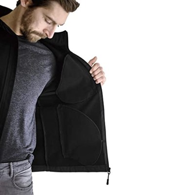 Şensel, Softshell Mont, Siyah -91E650- Su İtici
