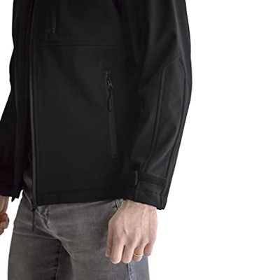 Şensel, Softshell Mont, Siyah -91E650- Su İtici