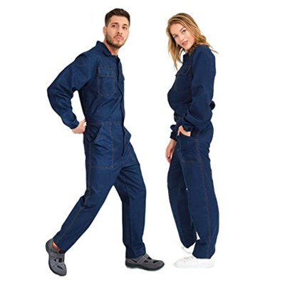 Şensel, Yazlık Kot İş Tulumu, Lacivert -55E1445- İş Elbisesi Lacivert 3XL