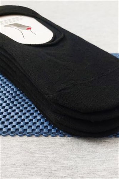 Sensu Babet Unisex Ayaktan Kaymayan 6Lı Görünmez Çorap
