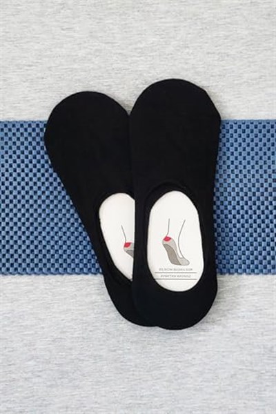 Sensu Babet Unisex Ayaktan Kaymayan 6Lı Görünmez Çorap