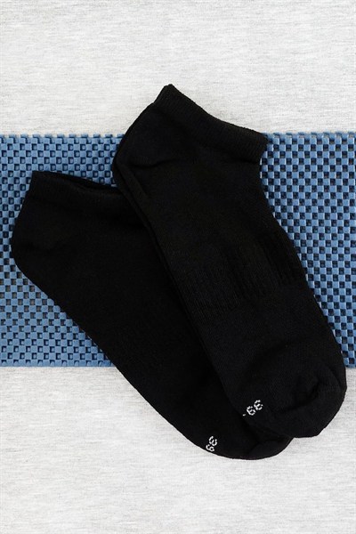 Sensu File Örgü Unisex 6Lı Patik Çorap
