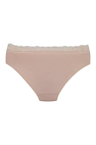 Sensu Kadın Bambu Kumaş Beli Dantelli Slip Külot 3Lü Paket Set Kts1095,Model4 M