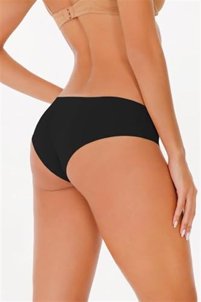 Sensu Kadın - Brazilian Panty Lazer Kesim Külot 3Lü Paket Set Karışık,Karışık L/Xl