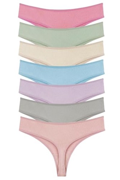 Sensu Kadın Fitilli Brazilian Tanga 7Li Paket Set