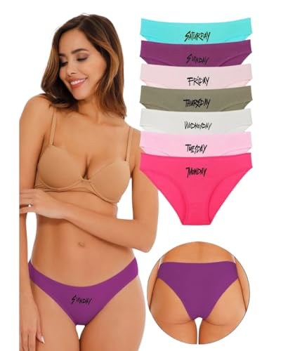 Sensu Kadın Gün Baskılı 7Li Ipli Bikini Külot