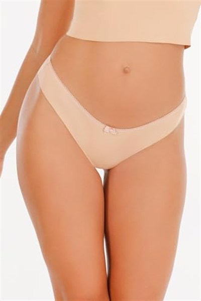 Sensu Kadın Lazer Kesim Brazilian Model Dantel Detaylı 3Lü Külot Set - Kts3106