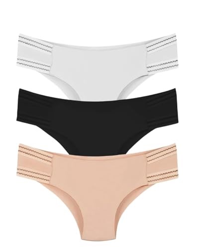 Sensu Kadın Lazer Kesim Dikişsiz Slip Külot 3Lü Paket Set - Kts3103 (Geniş Kalıp)