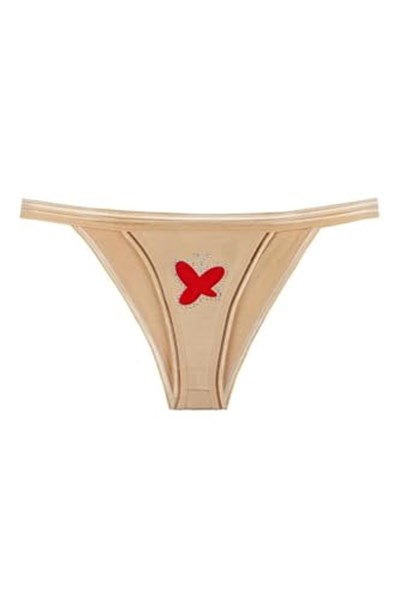 Sensu Kadın Pamuklu Taş Baskılı 3Lü Slip Külot Set - Kts3040