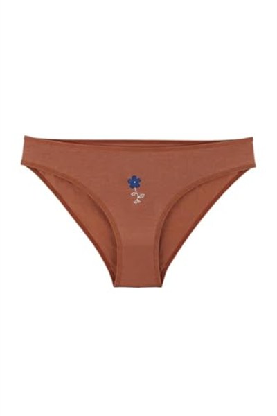 Sensu Kadın Pamuklu Taş Baskılı 7Li Slip Külot Set - Kts2088