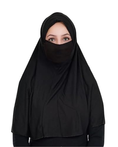 Sensu Peçeli Hazır Türban Pratik Şal Hijab Namaz Örtüsü
