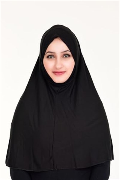 Sensu Peçeli Hazır Türban Pratik Şal Hijab Namaz Örtüsü