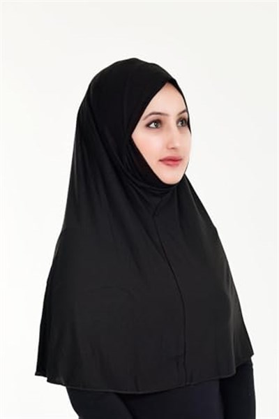 Sensu Peçeli Hazır Türban Pratik Şal Hijab Namaz Örtüsü