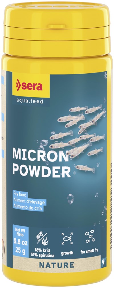 sera Micron Nature 50 ml (25 g) – Zoo (%18 krill) ve fitoplankton (%51 spirulina), genç balık yemi veya mercan yemi ve midye yemi veya karidesli