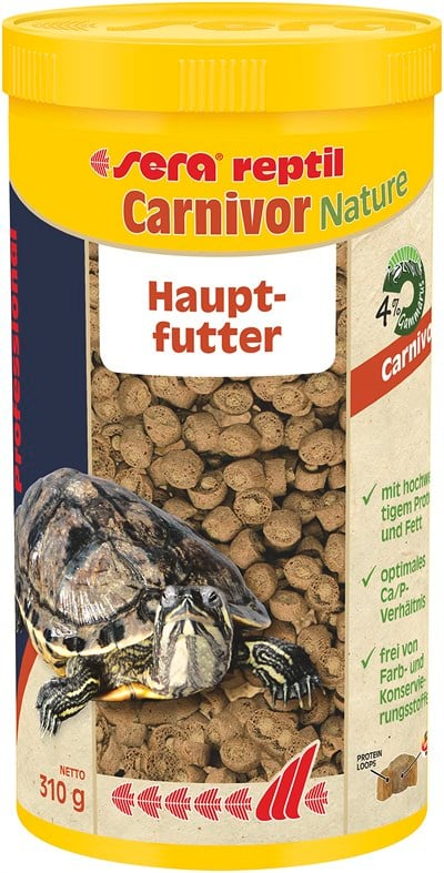 Sera Reptil Etçil Sürüngen Yemi Carnivor 1000 Ml (310gr)
