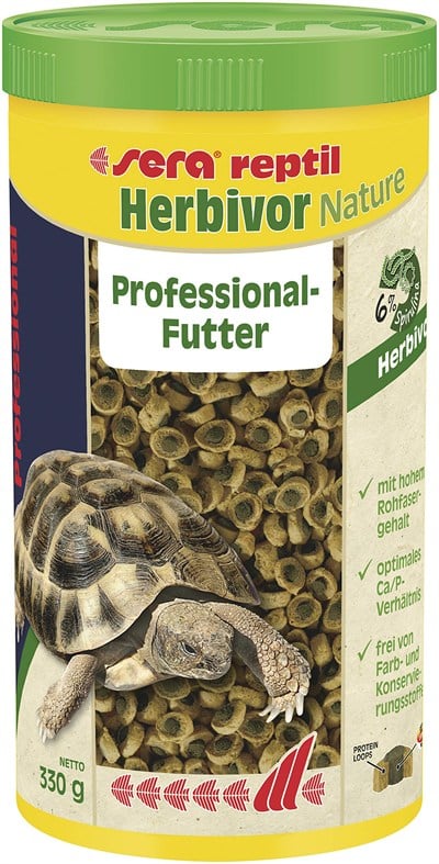 Sera Reptil Herbivor Nature 1000 ml Sürüngen Yemi