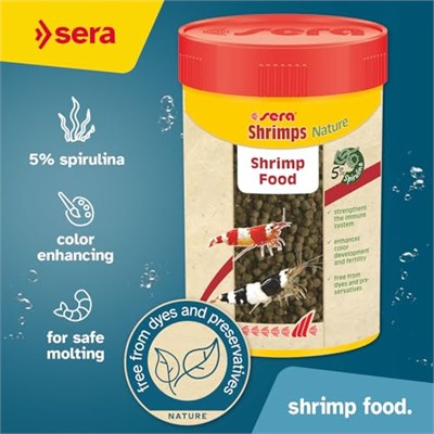 Sera Shrimps Natural 100 ml 55 gr