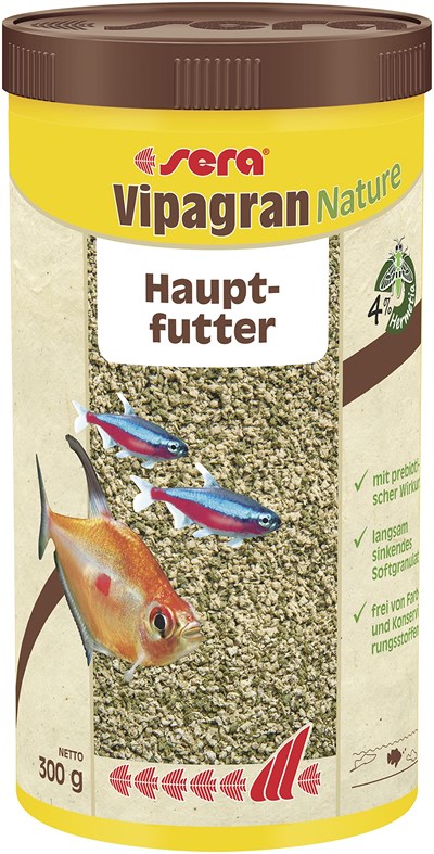 Sera Vipagran Balık Granül Yem 1000 ml / 300gr