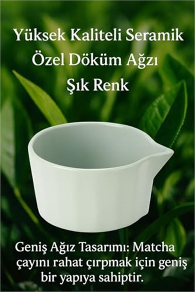 Seramik Matcha Çayı Köpürtme Kasesi Chawan mt245