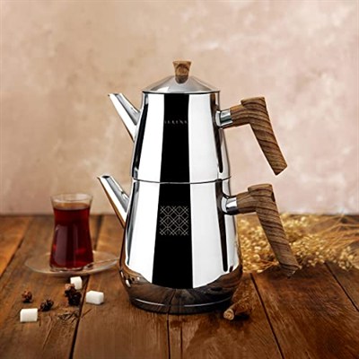 Serenk Definition Çaydanlık, Paslanmaz Çelik, Polisaj Dış Yüzey,Kapsül Taban, 2,0 Lt