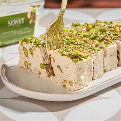 Servet Şeker İlavesiz Antep Fıstıklı Helva 400 gr