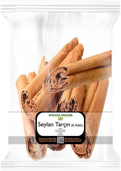 Seylon Tarçın 6 Adet Ceylon Tarçın 6 Tüm Çubuk Seylan Çubuk Taçın Original Ceylon Cinnamon