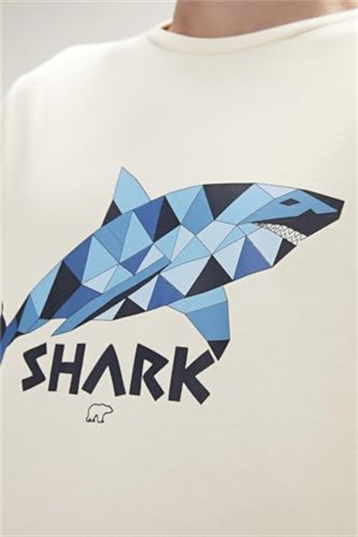 Shark Erkek T-Shirt - 23.01.07.024 Lacivert