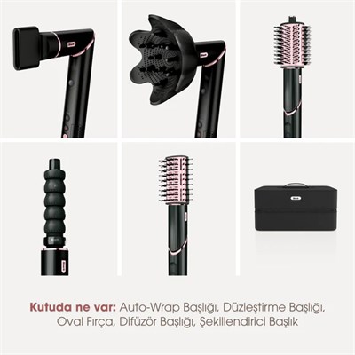 Shark FlexStyle 5-in-1 Saç Kurutma ve Şekillendirme Sistemi - Black