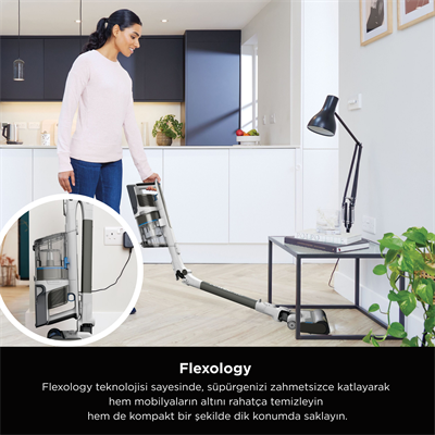 Shark PowerPro Turbo Başlıklı Şarjlı Dikey Süpürge