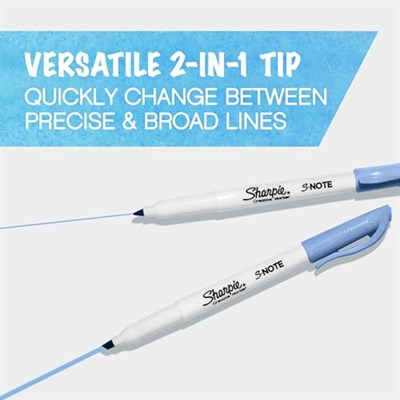 SHARPIE S-Note Fosforlu İşaretleme Kalemi, 12li Blister, Karışık