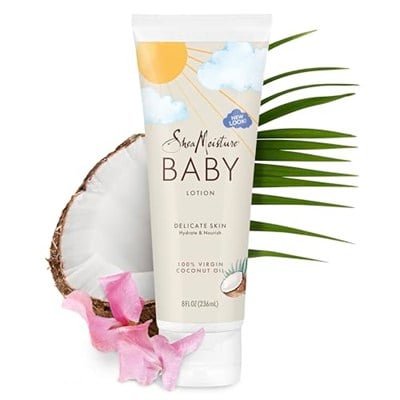 SHEA MOISTURE Baby%100 Saf Hindistan Cevizi Yağlı Bebek Losyonu 237ML