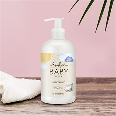 SHEA MOISTURE Baby%100 Saf Hindistan Cevizi Yağlı Bebek Losyonu 384ML