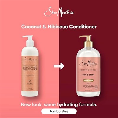 Shea Moisture Coconut & Hibiscus Bukle Kontrolü ve Parlaklık Saç Kremi 710ML