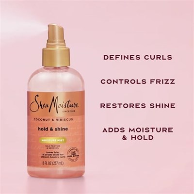 SheaMoisture Coconut & Hibiscus Tutuş ve Parlaklık İçin Nemlendirici Saç Spreyi 237 ml